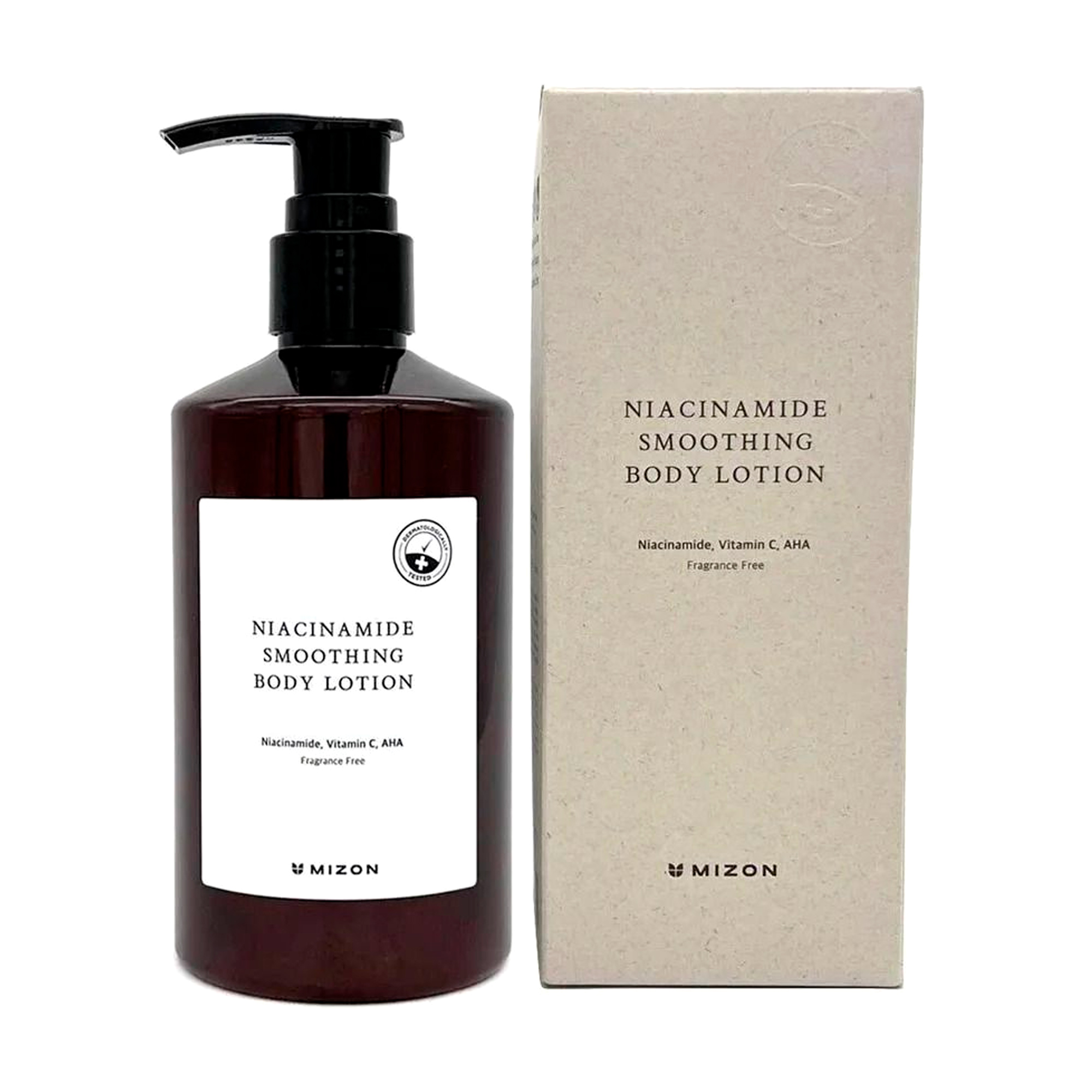 Розгладжувальний лосьйон для тіла Mizon Niacinamide Smoothing Body Lotion з ніацинамідом, 300 мл